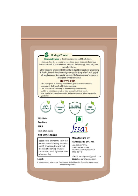 Panchparna Herbal Moringa Powder