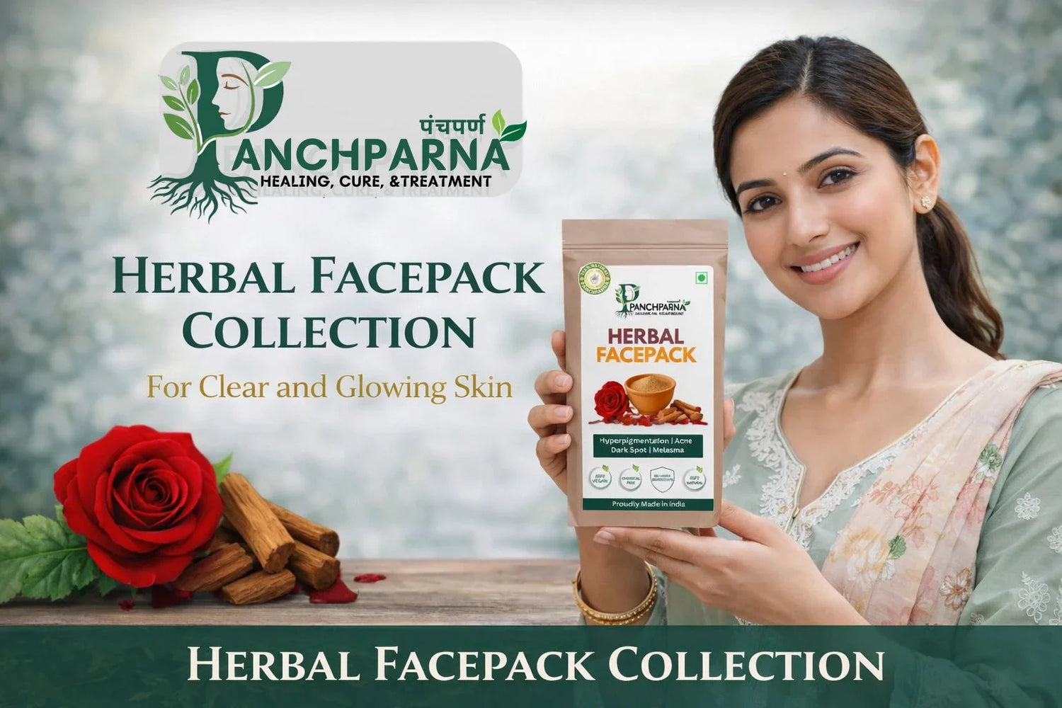 Panchparna's Herbal Facepack