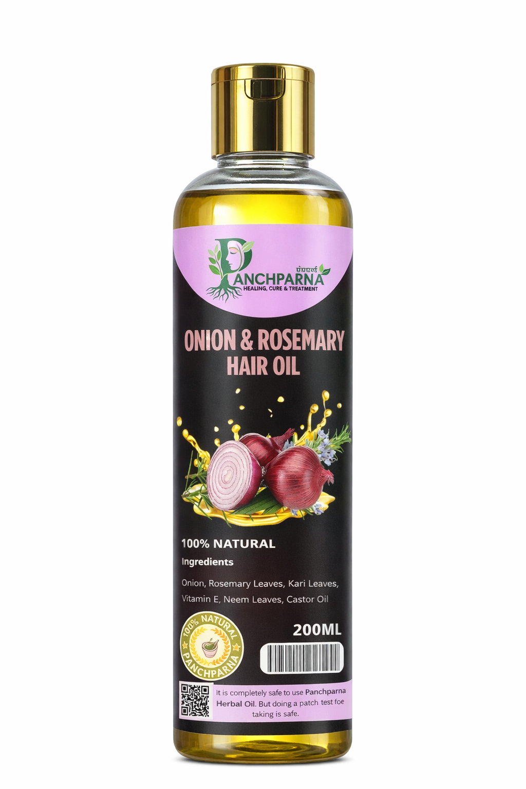 Panchparna&nbsp;Onion &amp; Rosemary Hair Oil
